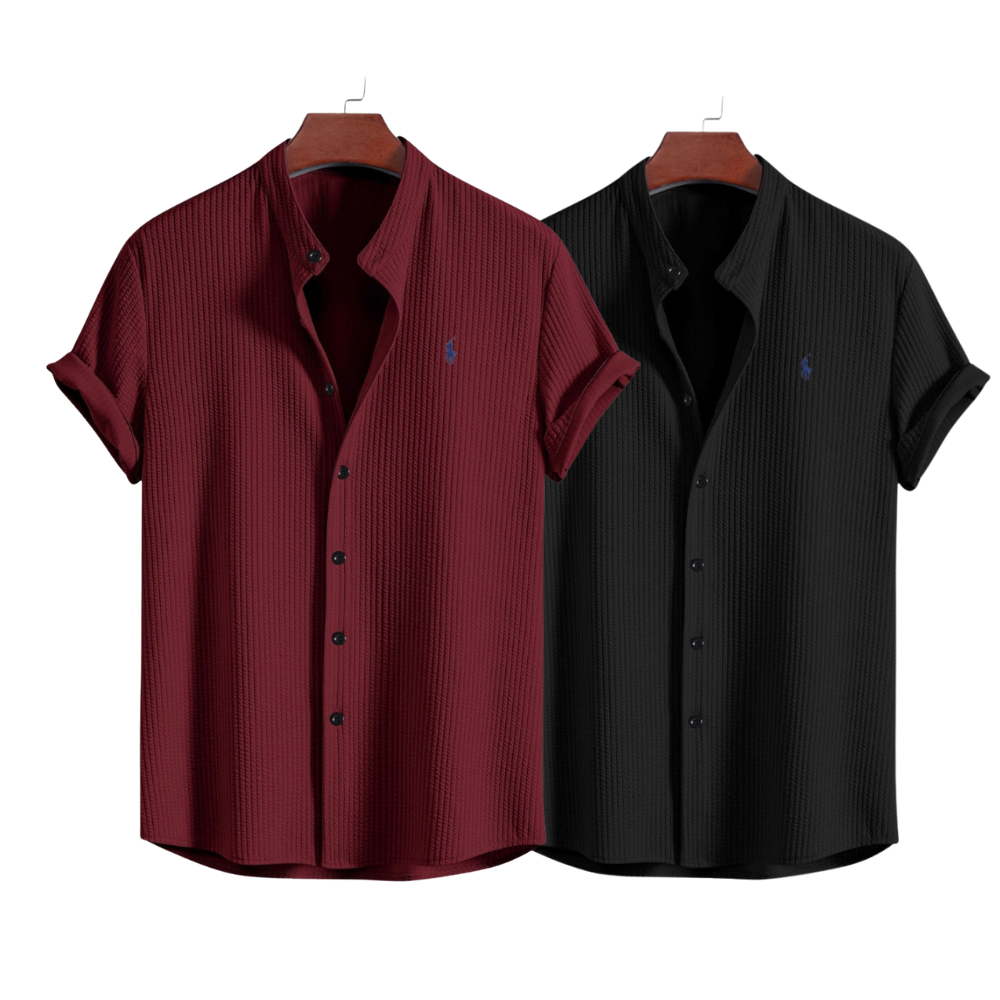 [1 kaufen, 2 erhalten] Luxus-Poloshirt