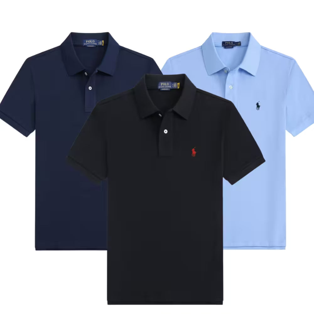 [1 kaufen, 3 erhalten] Klassisches Luxus-Poloshirt