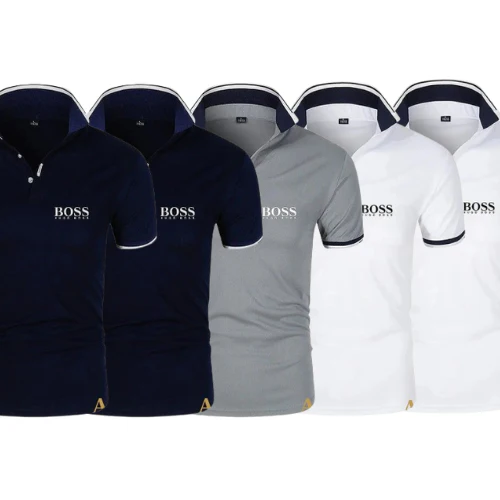 Luxury Polo Shirt 5-Piece Set