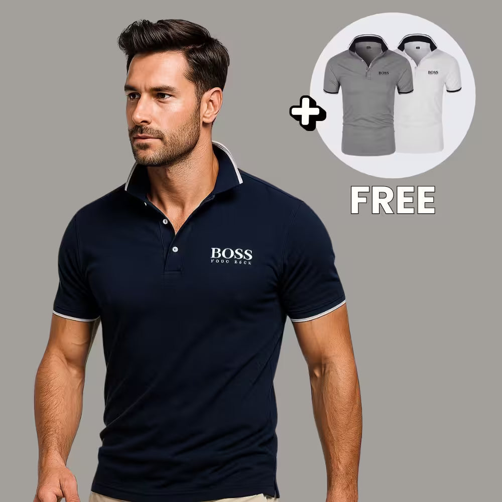 The Luxury Polo Collar Shirt (Buy 1, Get 2)